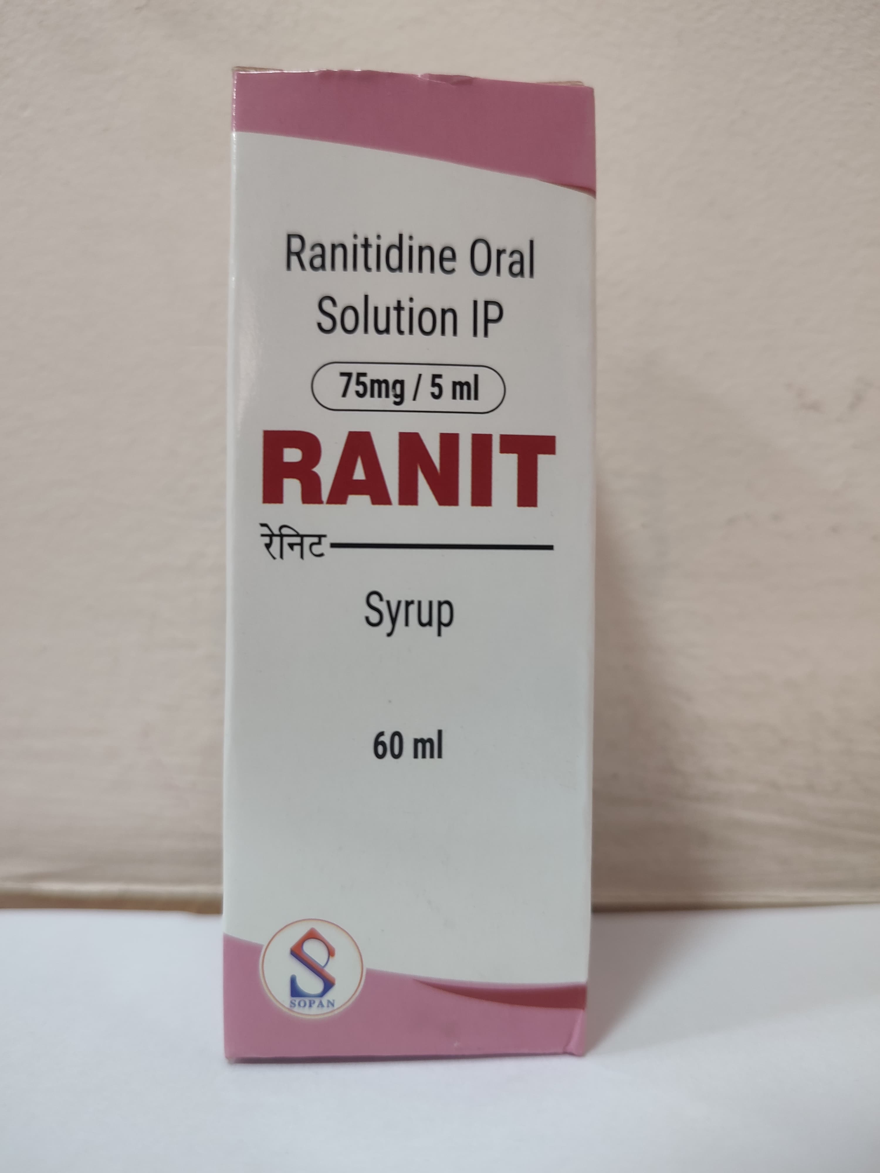 RANIT SYRUP - Sopan Pharmaceuticals